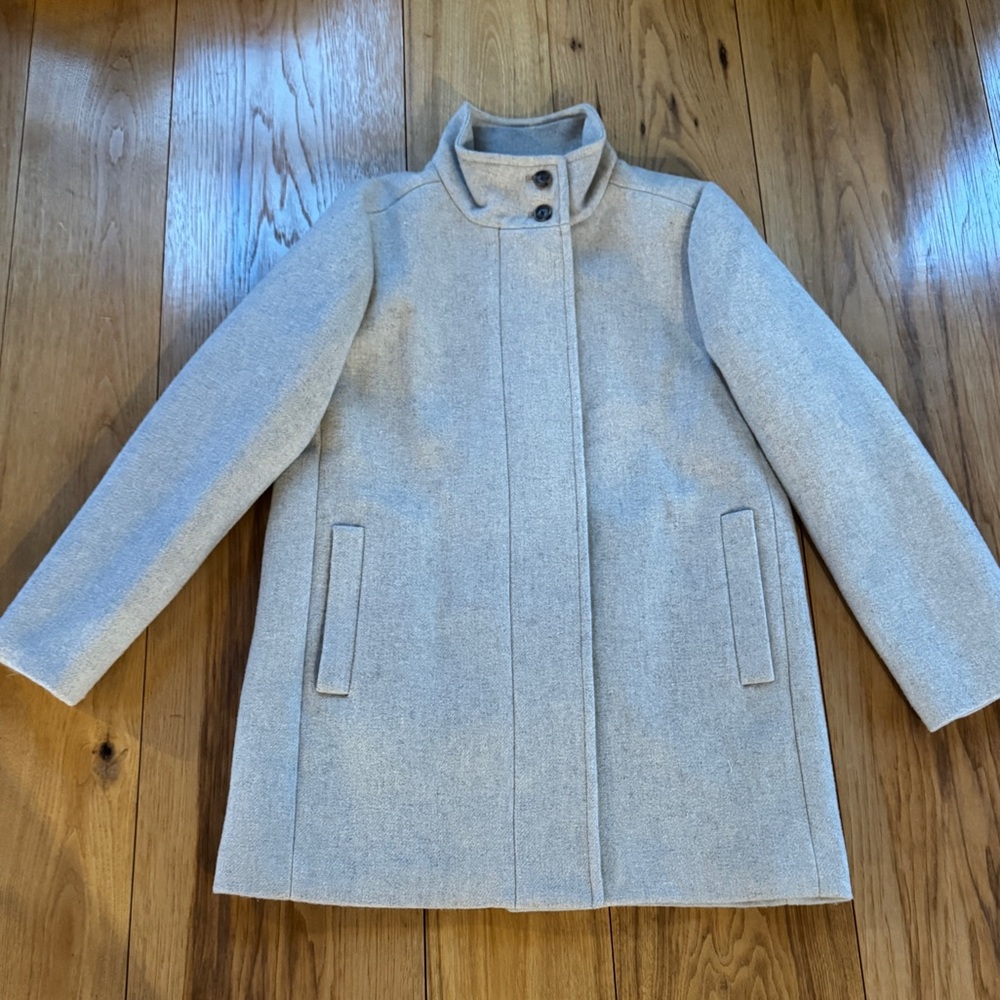 J. Crew Light Gray Women's Pea Coat